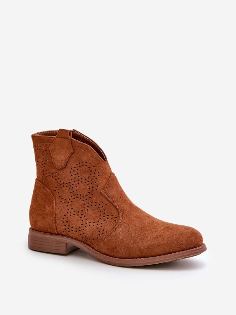 Botki Model S.Barski HY42-151 Camel - Step in style - obrazek 2