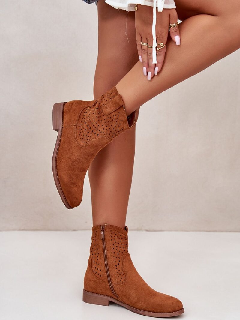 Botki Model S.Barski HY42-135 Camel - Step in style - obrazek 3
