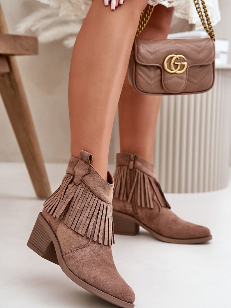 Botki Model S.Barski HY42-127 Brown - Step in style