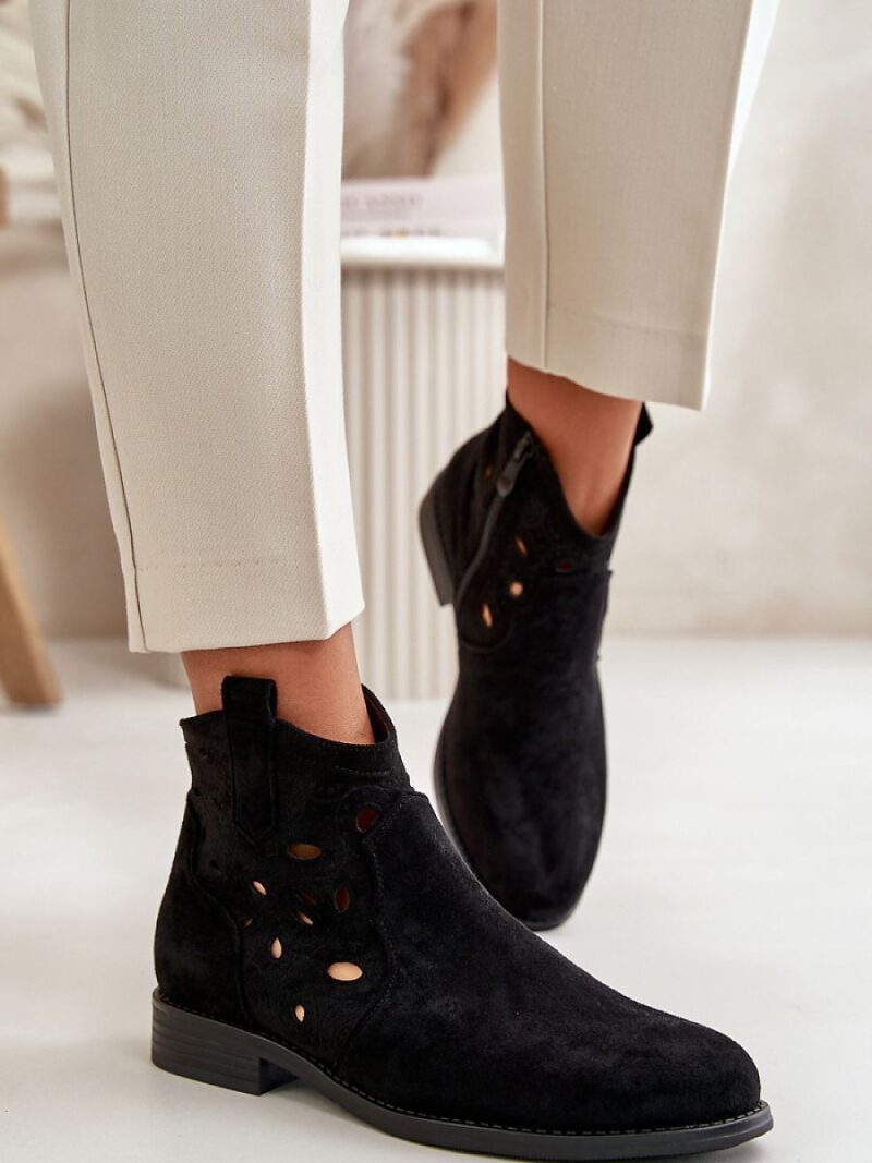 Botki Model S.Barski HY42-081 Black - Step in style - obrazek 3