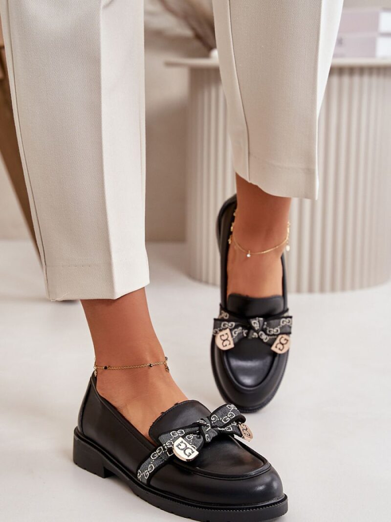 Mokasyny Model S.Barski HY42-331 Black - Step in style
