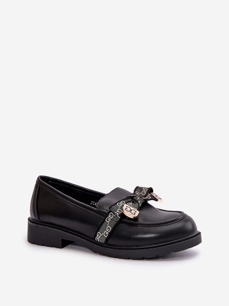 Mokasyny Model S.Barski HY42-331 Black - Step in style - obrazek 2