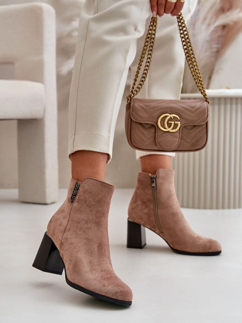 Botki Model Erillia JC103 Brown - Step in style