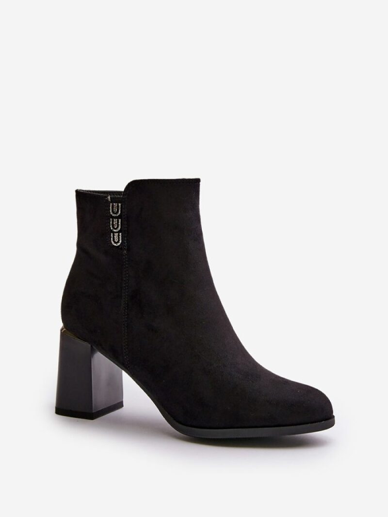 Botki Model Erillia JC103 Black - Step in style - obrazek 2