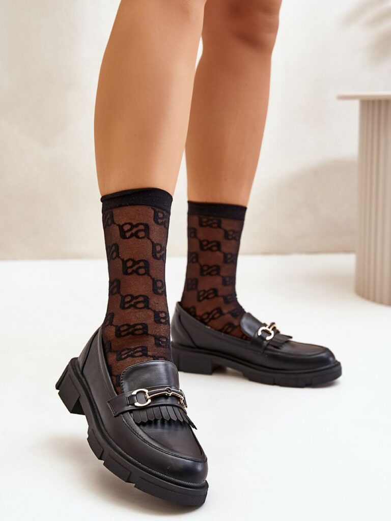 Mokasyny Model Tialorae W-16 Black - Step in style