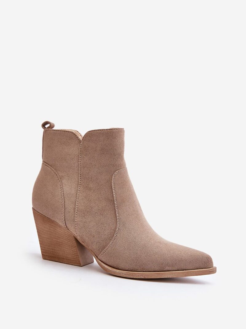 Botki Model Virtris RQ491 Dark Beige - Step in style - obrazek 2