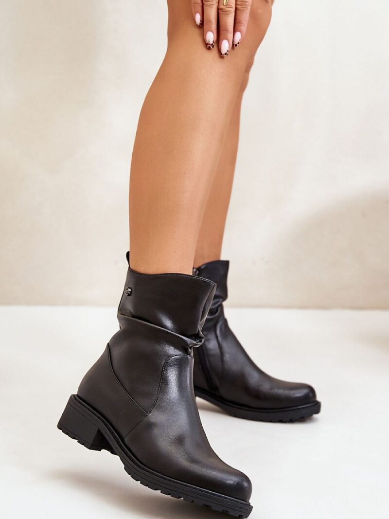 Botki Model Vinceza 66714 Black - Step in style