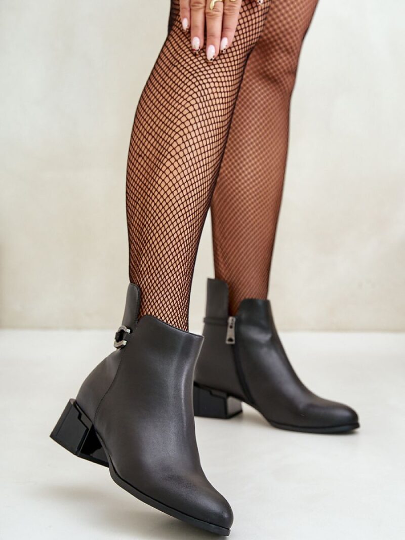 Botki Model Vinceza 66724 Black - Step in style