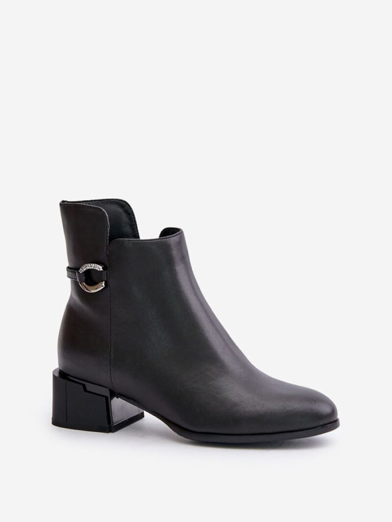 Botki Model Vinceza 66724 Black - Step in style - obrazek 2