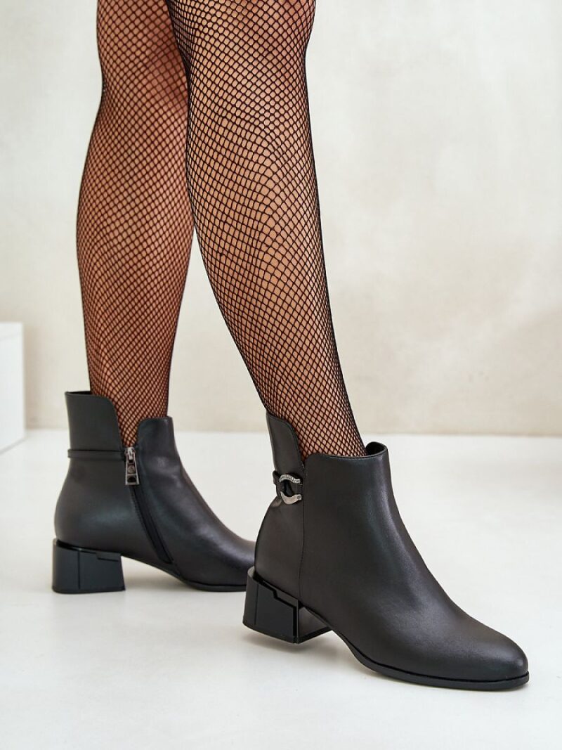 Botki Model Vinceza 66724 Black - Step in style - obrazek 3