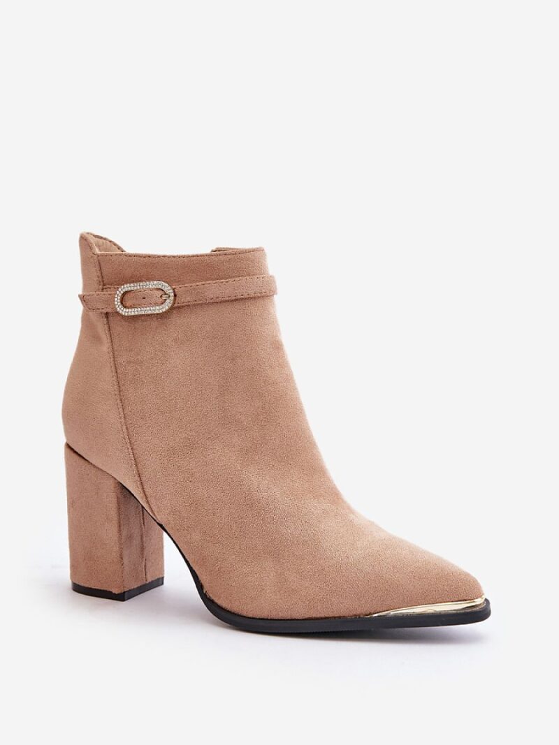 Botki Model Laoreina HB-240 Beige - Step in style - obrazek 2