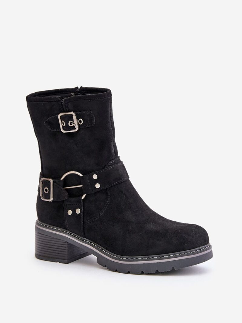 Botki Model Zudra 7280 Black - Step in style - obrazek 2