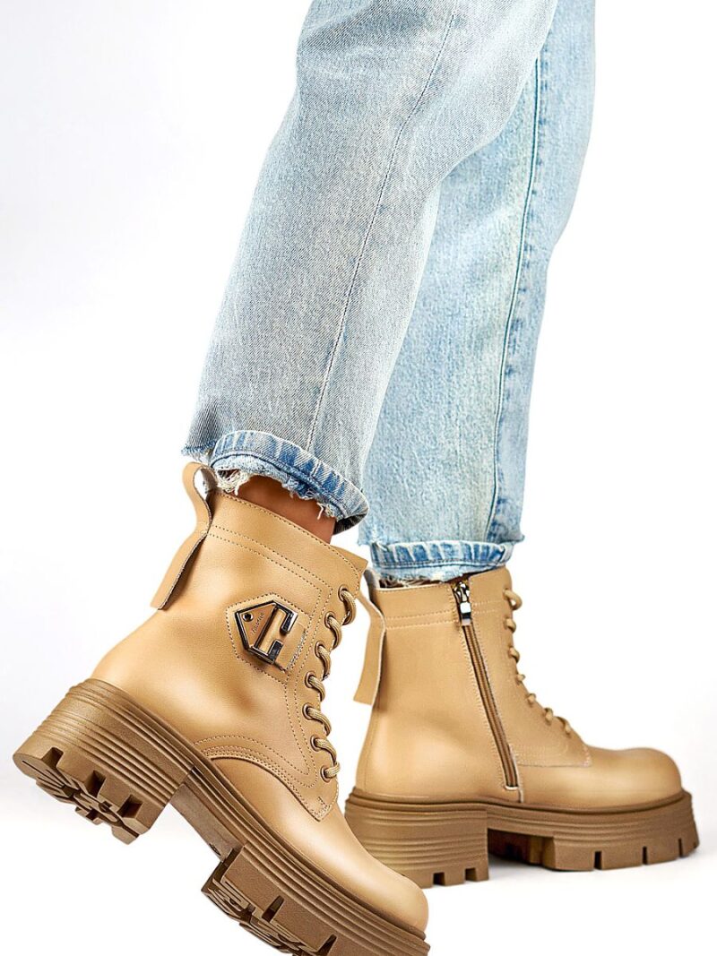 Botki Model GD-TL55BE Beige - PRIMO - obrazek 2