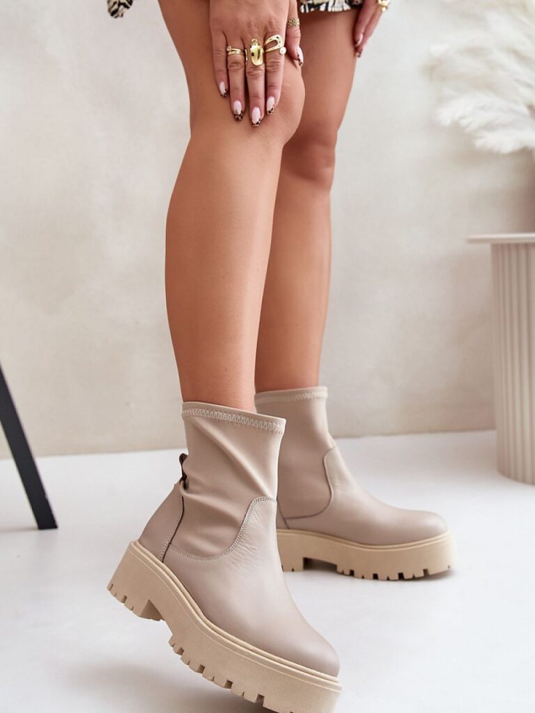 Botki Model Zazoo 2947 Beige - Step in style