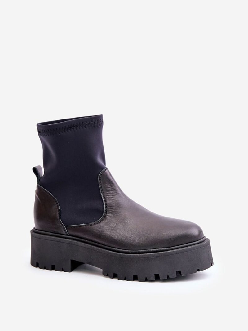 Botki Model Zazoo 2947 Black - Step in style - obrazek 2
