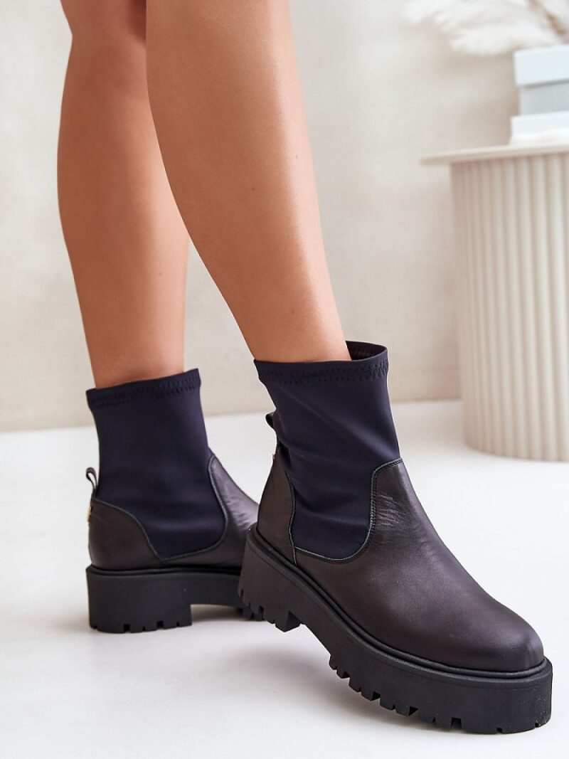 Botki Model Zazoo 2947 Black - Step in style - obrazek 3