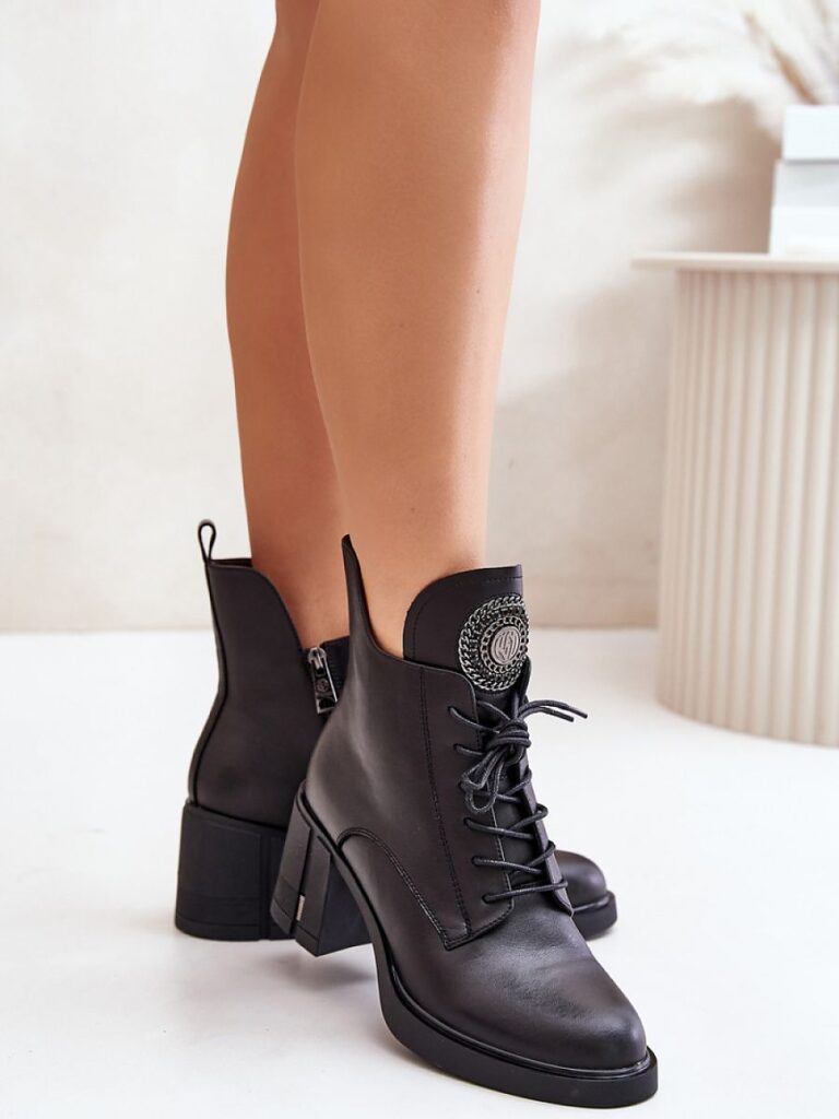Botki Model Vinceza 66676 Black - Step in style