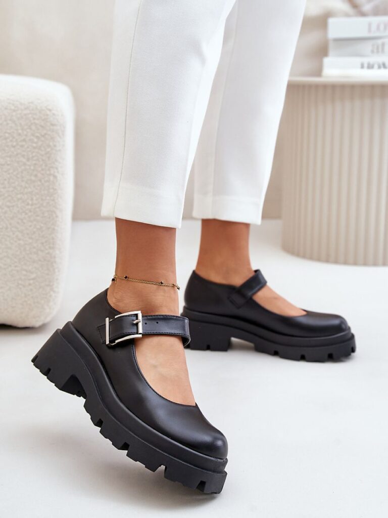 Półbuty Model Plikuria 1813 Black - Step in style