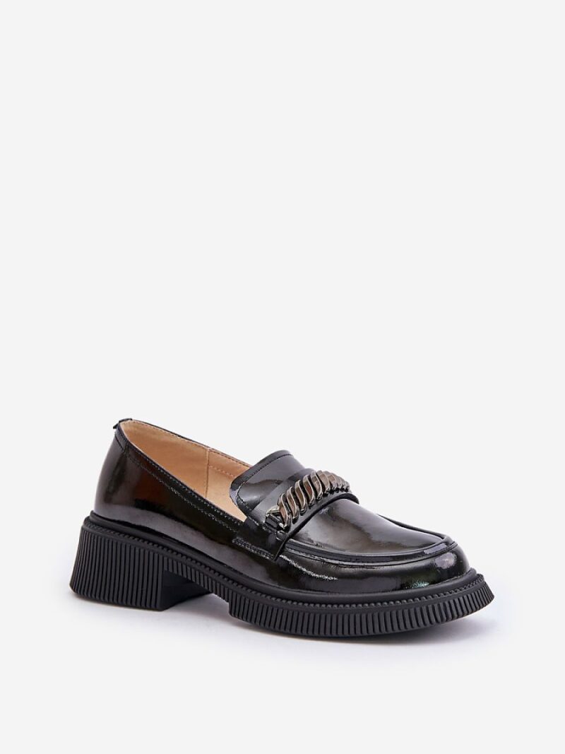 Mokasyny Model DA LZ42-030 Black - Step in style - obrazek 2
