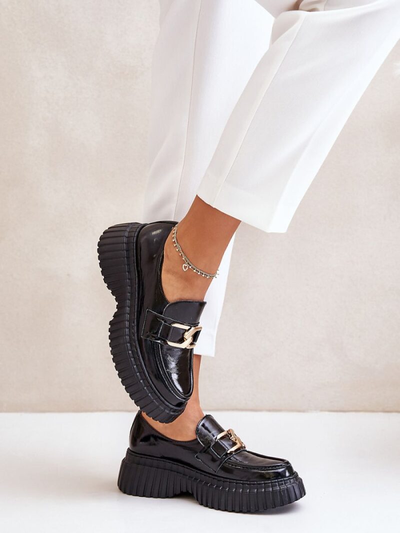 Półbuty Model Zazoo 20176 Black - Step in style - obrazek 3