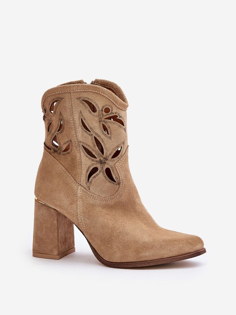 Botki Model Lewski 3629 Beige - Step in style - obrazek 2