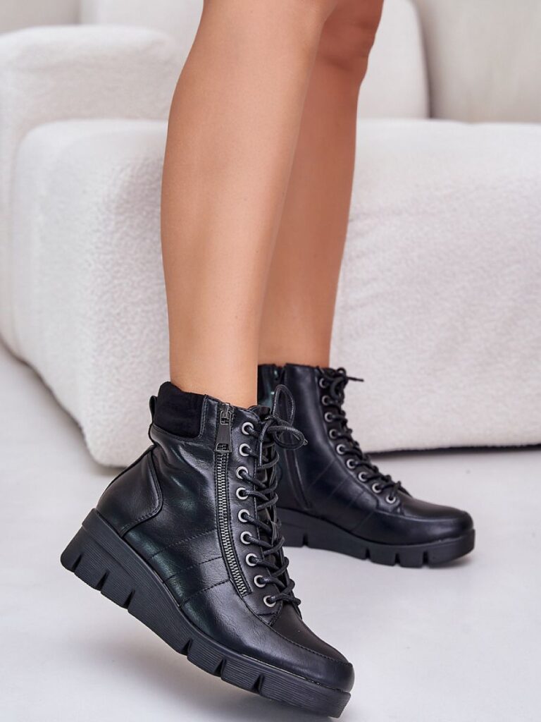Botki Model Savindria RMR23109A-2 Black - Step in style