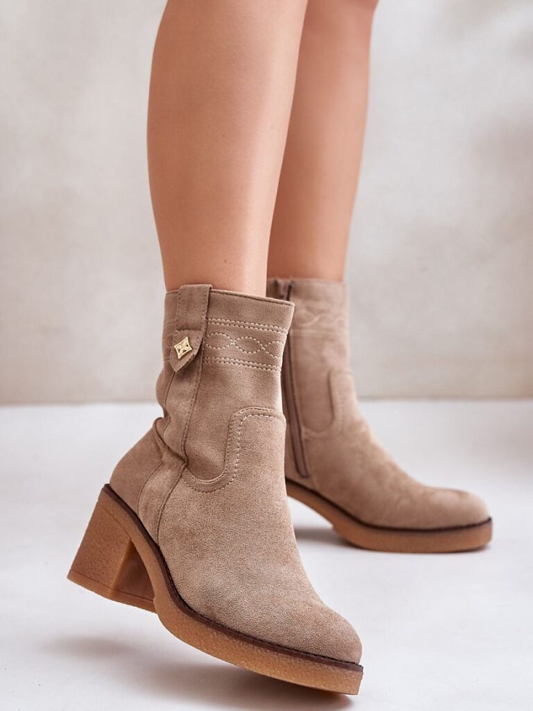 Botki Model Vailia RMR2460-21 Beige - Step in style