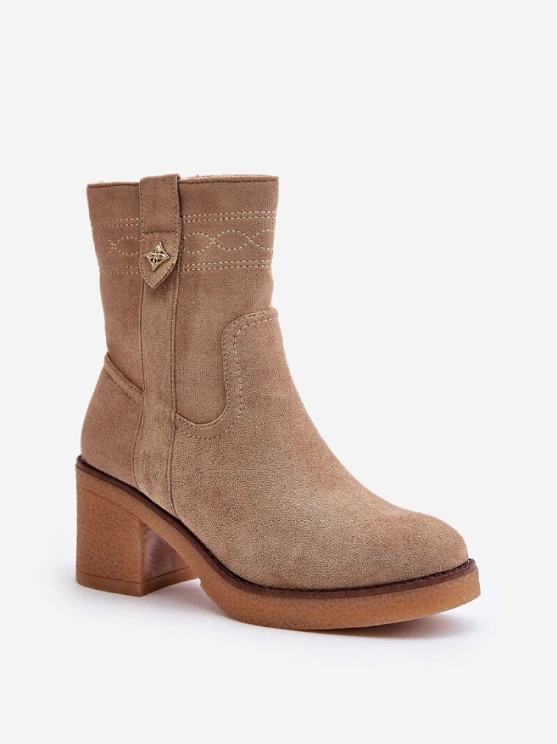 Botki Model Vailia RMR2460-21 Beige - Step in style - obrazek 2
