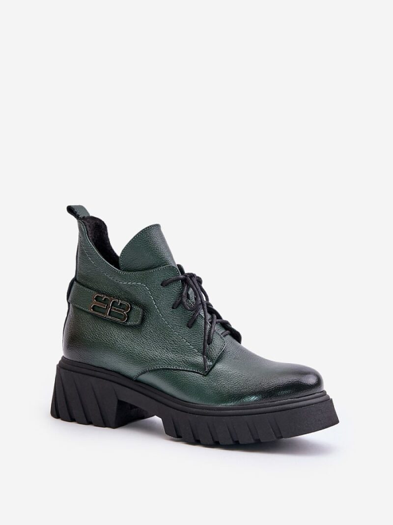Botki Model Zazoo 60483 Dark Green - Step in style - obrazek 2