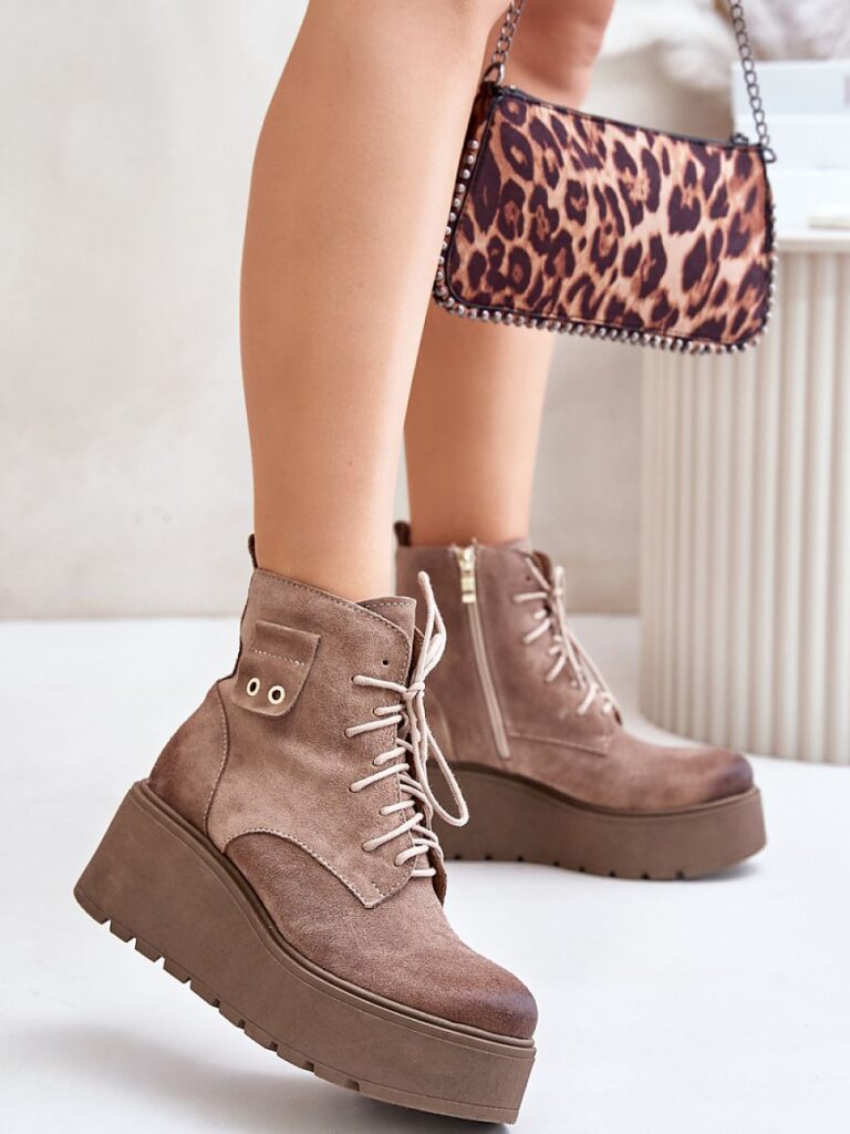 Botki Model Zazoo 60499 Beige - Step in style