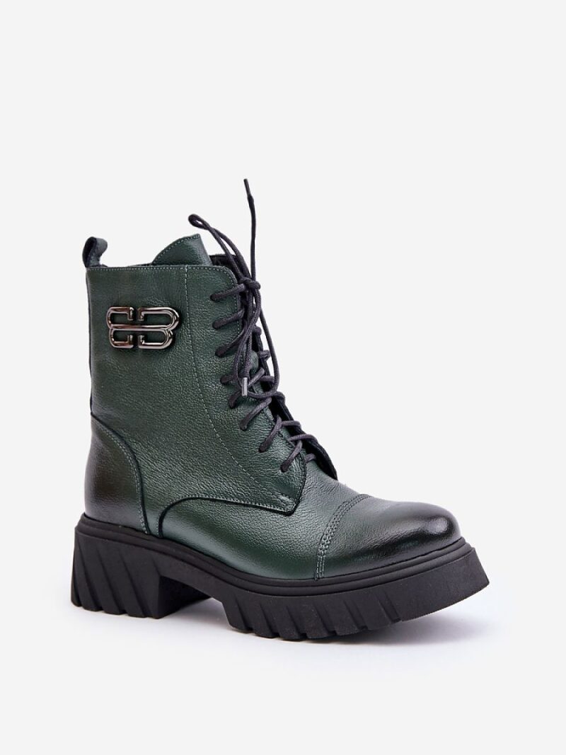Workery Model Zazoo 60486 Dark Green - Step in style - obrazek 2