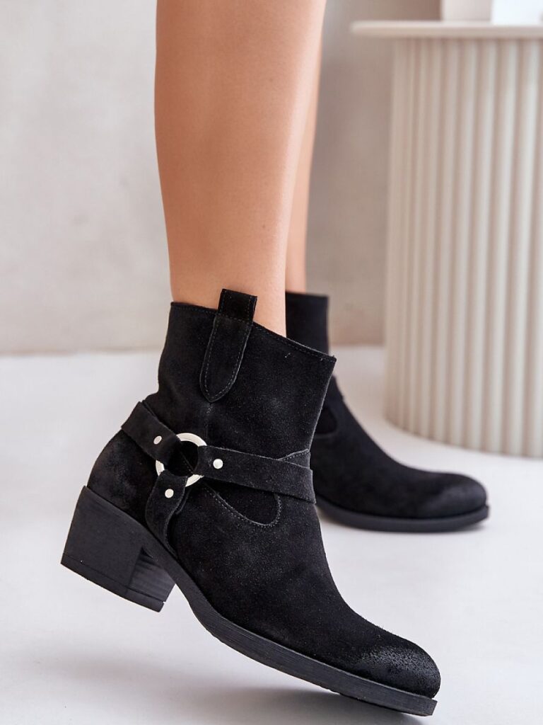 Botki Model Zazoo 60477 Black - Step in style