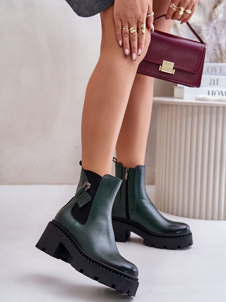 Botki Model Zazoo 60490 Dark Green - Step in style