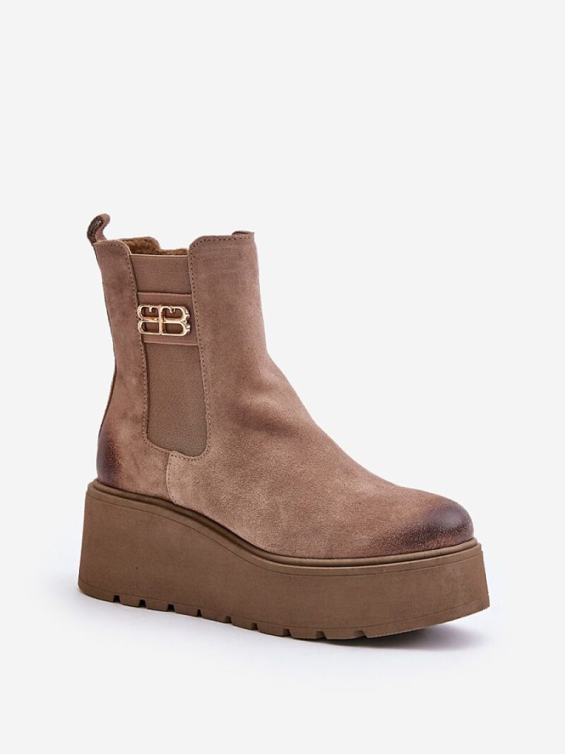 Botki Model Zazoo 60498 Beige - Step in style - obrazek 2