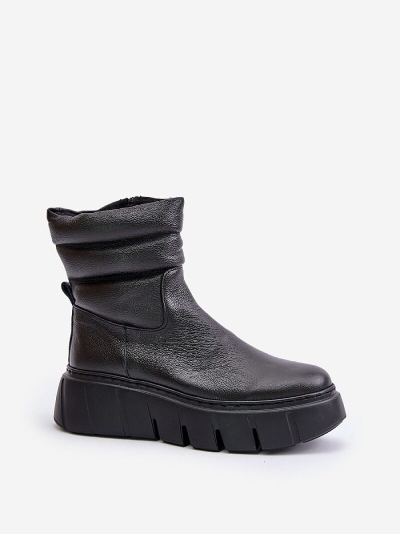 Botki Model Zazoo 60512 Black - Step in style - obrazek 2