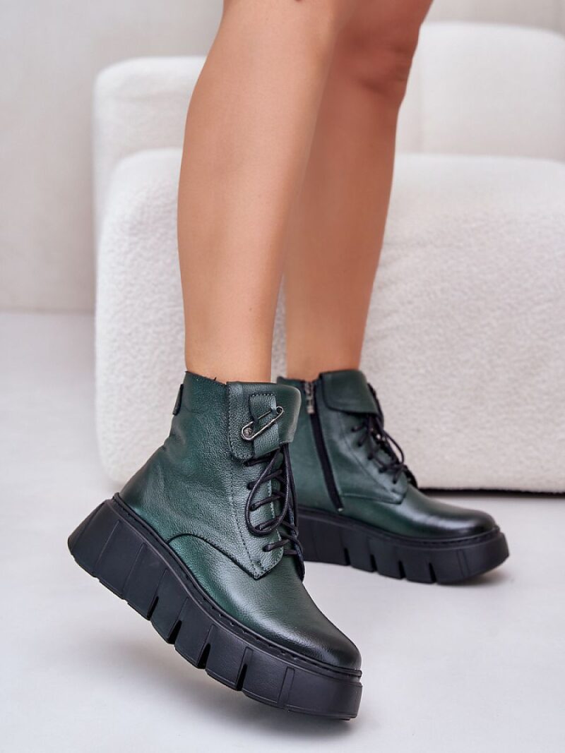 Botki Model Zazoo 60511 Dark Green - Step in style