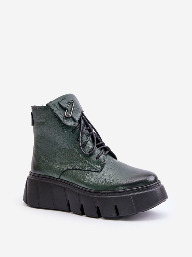 Botki Model Zazoo 60511 Dark Green - Step in style - obrazek 2