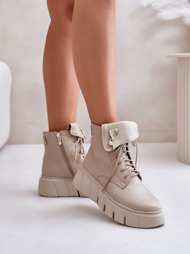 Botki Model Zazoo 60511 Beige - Step in style