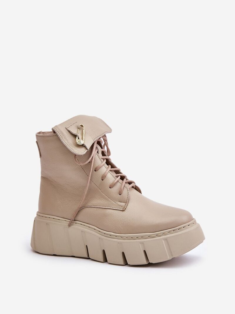 Botki Model Zazoo 60511 Beige - Step in style - obrazek 2