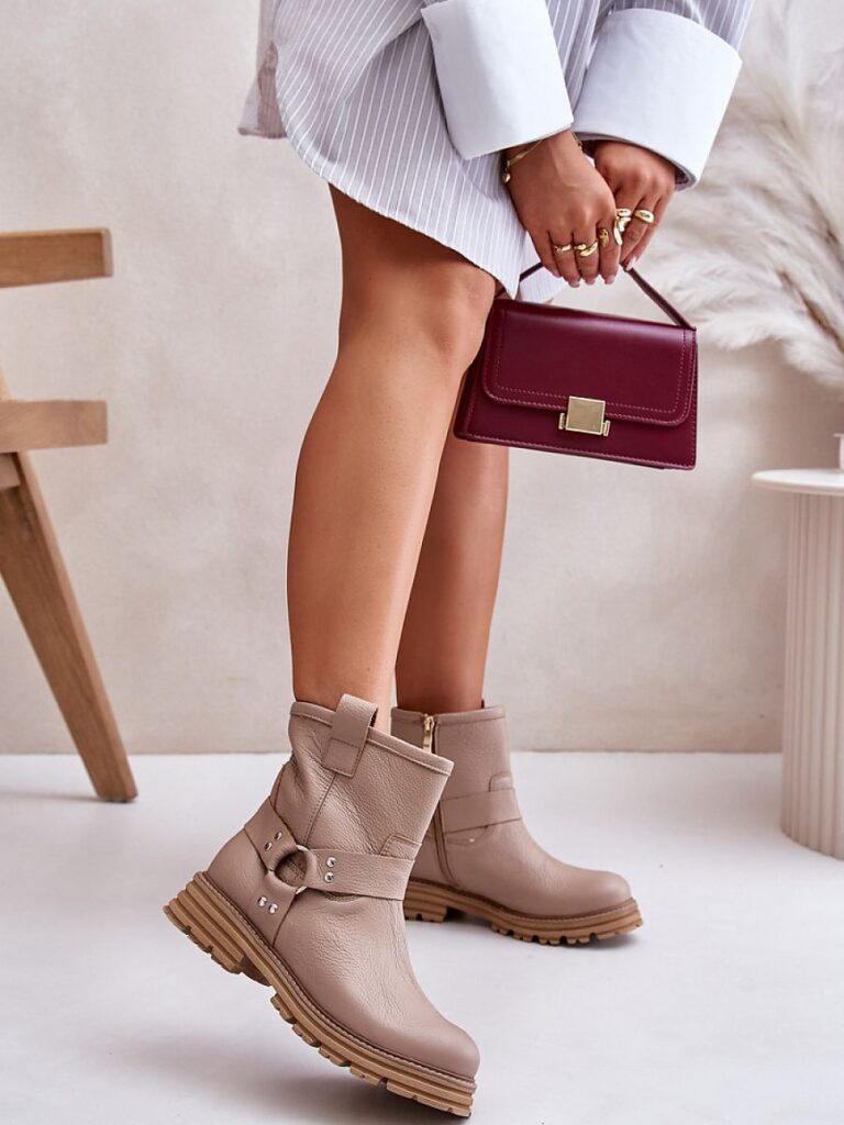 Botki Model Lewski 3610 Beige - Step in style