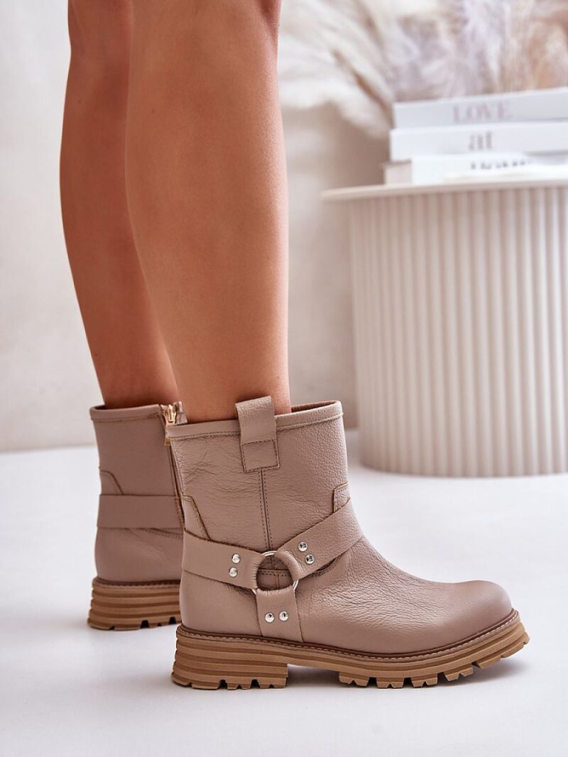 Botki Model Lewski 3610 Beige - Step in style - obrazek 3