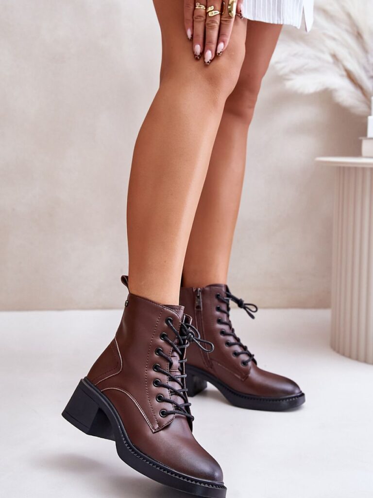 Botki Model Vinceza 66722 Brown - Step in style