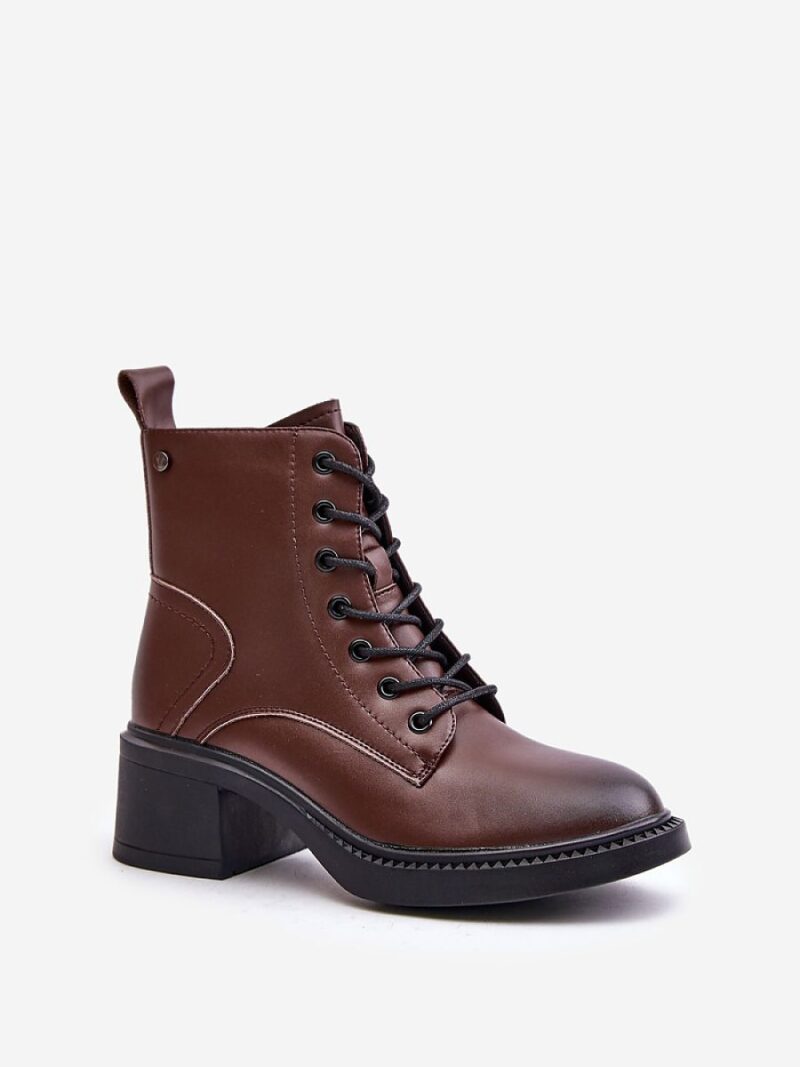 Botki Model Vinceza 66722 Brown - Step in style - obrazek 2