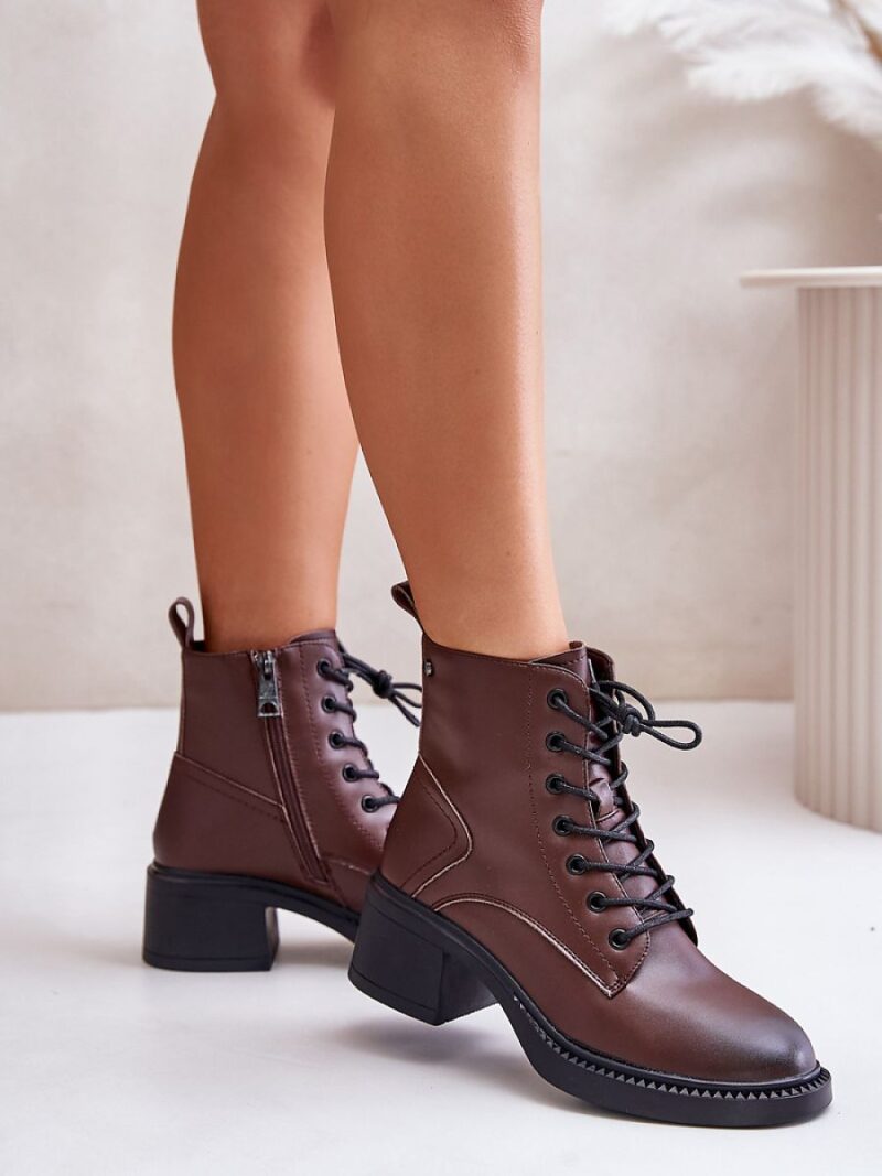 Botki Model Vinceza 66722 Brown - Step in style - obrazek 3