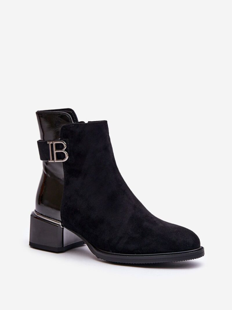 Botki Model MR880-040 Black - Step in style - obrazek 2