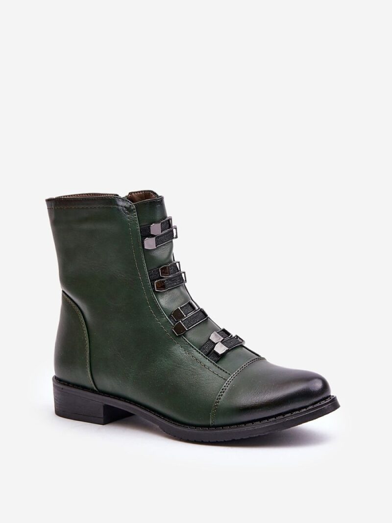 Botki Model Evalith ASA62-30 Green - Step in style - obrazek 2