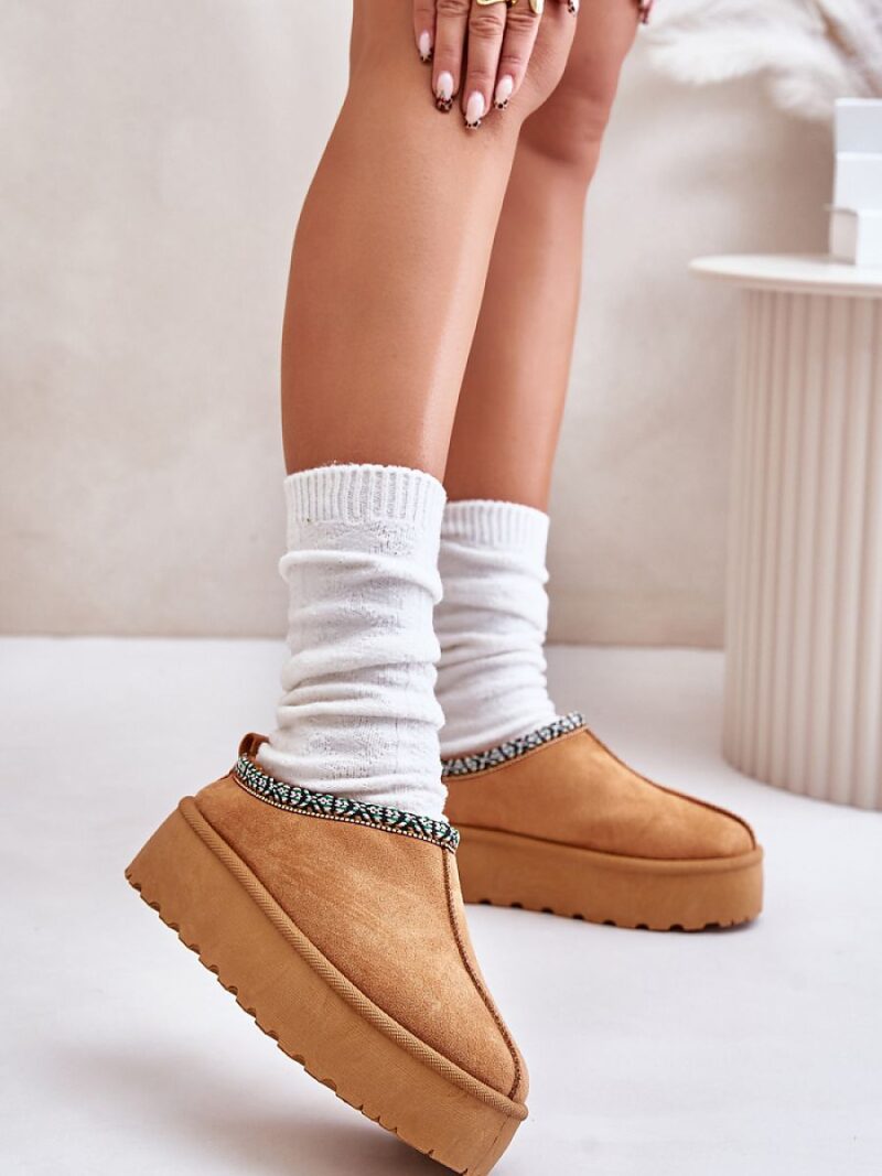 Kapcie Model Neroma 877-1 Camel - Step in style