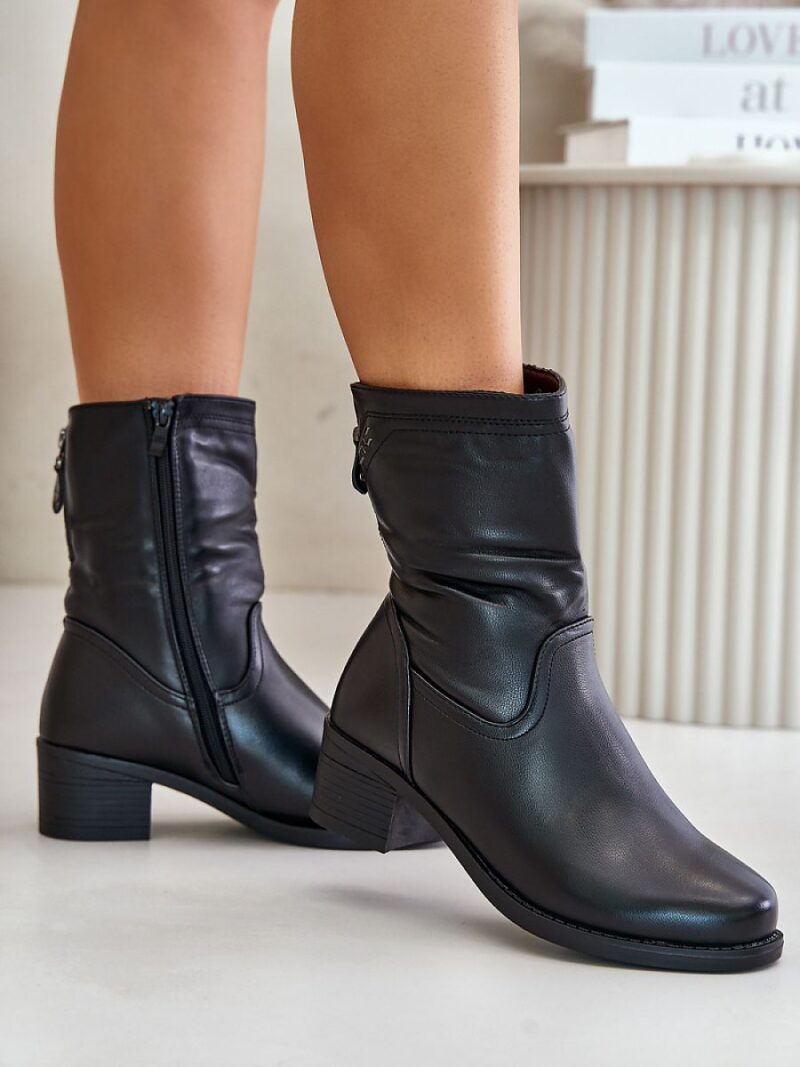 Botki Model Vinceza 85155 Black - Step in style - obrazek 3