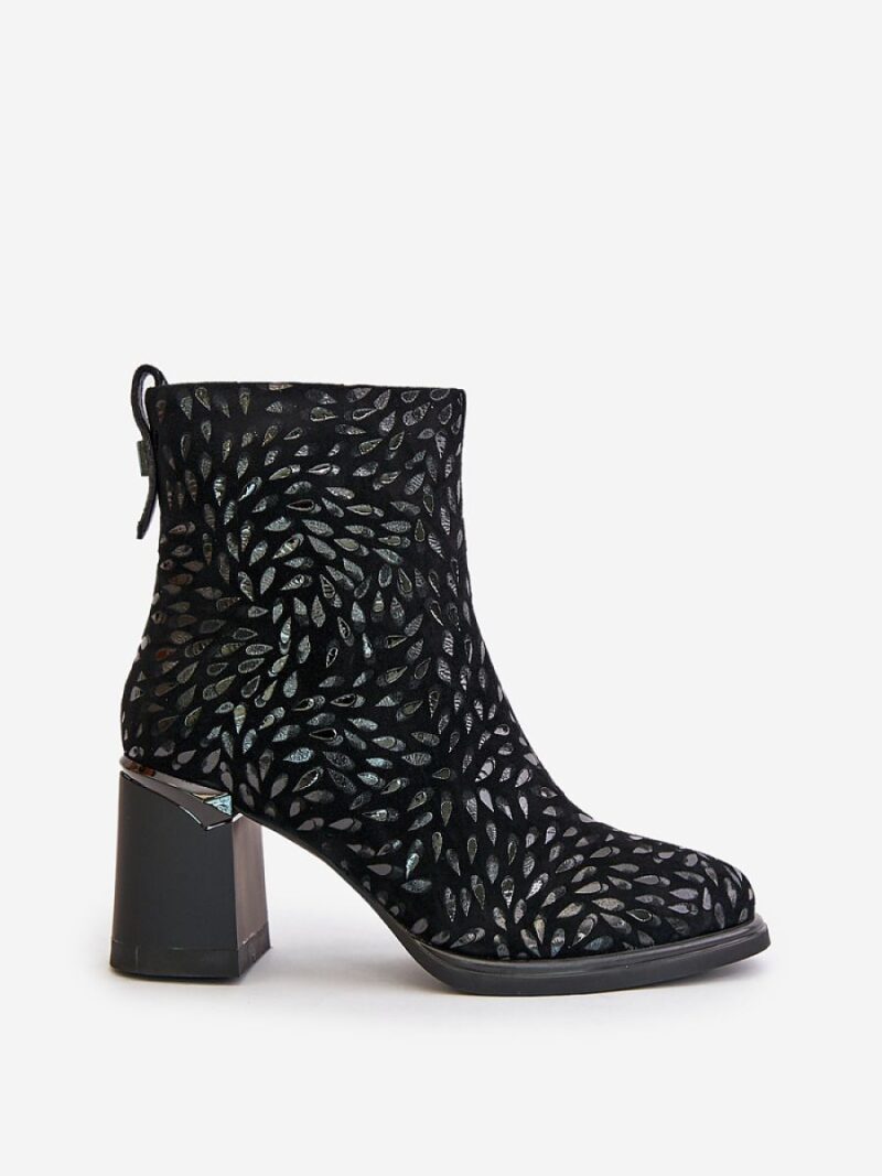 Botki Model DA CR42-192 Black - Step in style - obrazek 2
