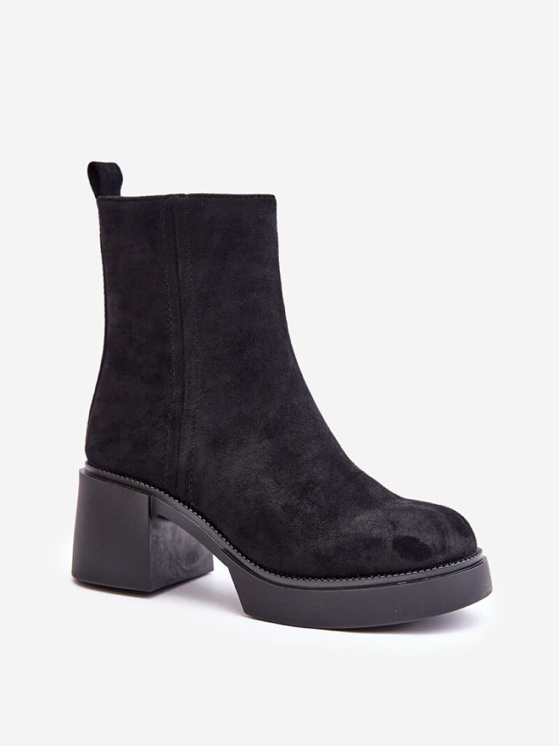 Botki Model Meriluna YK39P Black - Step in style - obrazek 2